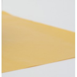 Siliconized yellow paper sheet